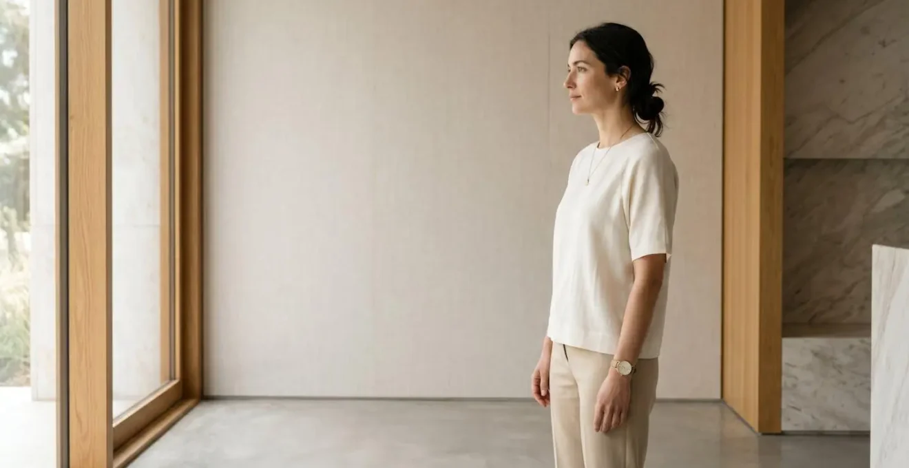 Composition élégante illustrant la règle des trois accessoires pour un style chic et minimaliste